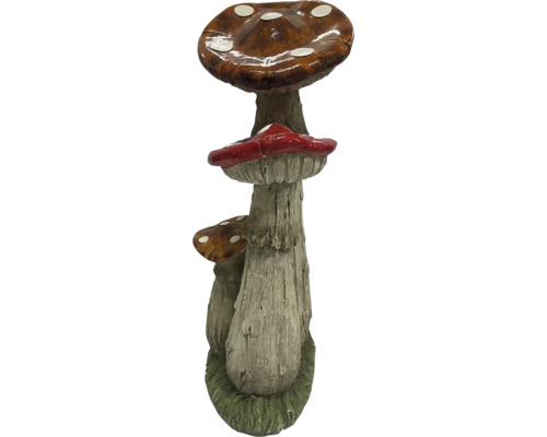 Groupe de champignons décoratifs pour le jardin