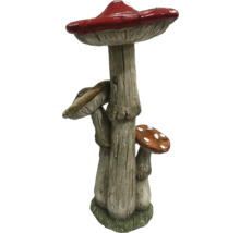 Dekorativer Pilz aus Kunststein für den Garten