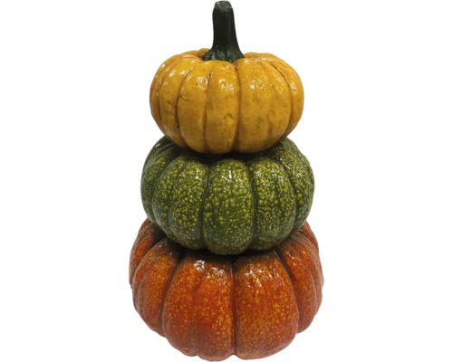 Dekorative Kürbis-Pyramide für die Herbstdekoration