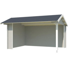 Holzunterstand mit Dach