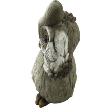 Dekorative Eulenfigur für den Garten