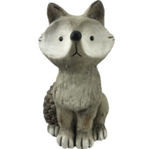 Dekofigur Fuchs aus Kunststein für den Aussenbereich