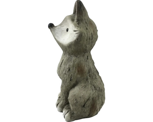 Gartenfigur Fuchs aus Steinguss