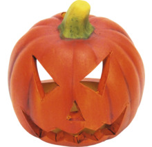 Halloween Kürbis Laterne mit geschnitztem Gesicht