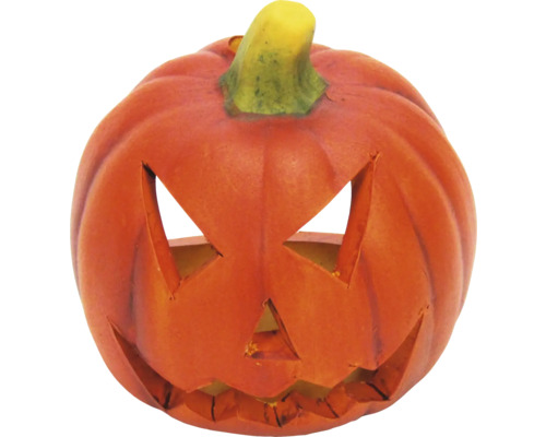 Halloween Kürbis Laterne mit geschnitztem Gesicht