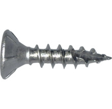 Einzelne Schraube mit Gewinde und Spitze