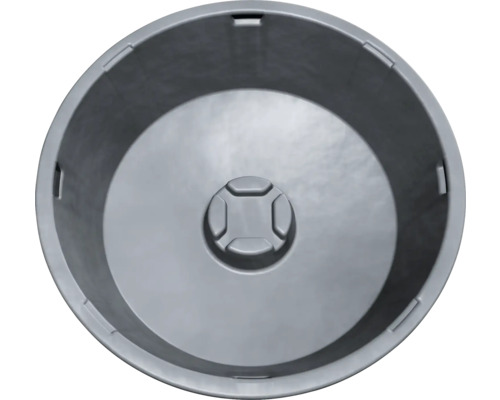 Runde Mörtelwanne aus Kunststoff mit Tragegriffen