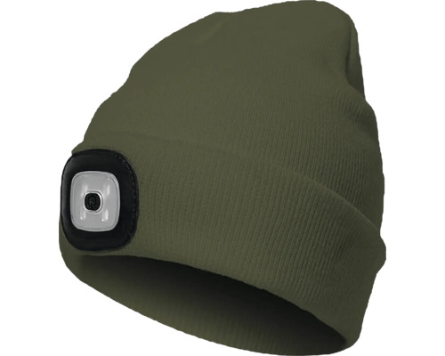 Bonnet avec lampe frontale intégrée