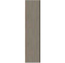 Panneau acoustique avec lamelles verticales