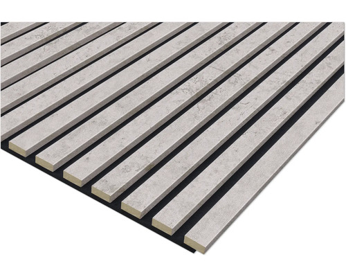 Panneau acoustique avec structure à lamelles de bois