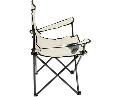 Chaise de camping avec porte-gobelet