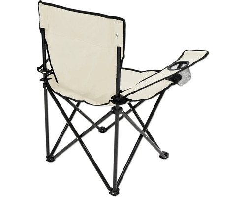 Chaise de camping avec porte-gobelet