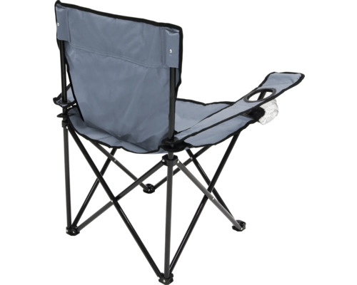 Chaise de camping avec porte-gobelet