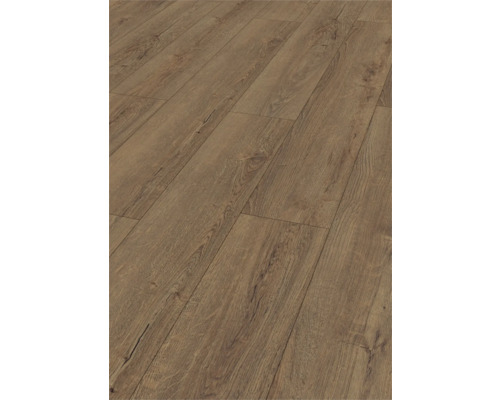 Gros plan d'un sol stratifié avec aspect bois