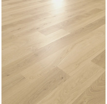 Heller Holzboden aus Parkett verlegt