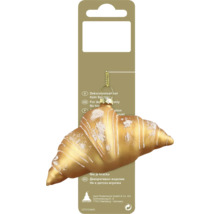 Künstlicher Croissant-Weihnachtsbaumschmuck mit Aufhänger