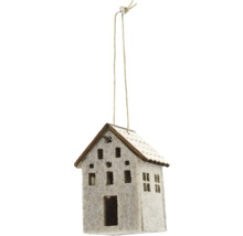 Dekoratives Haus zum Aufhängen als Weihnachtsdekoration
