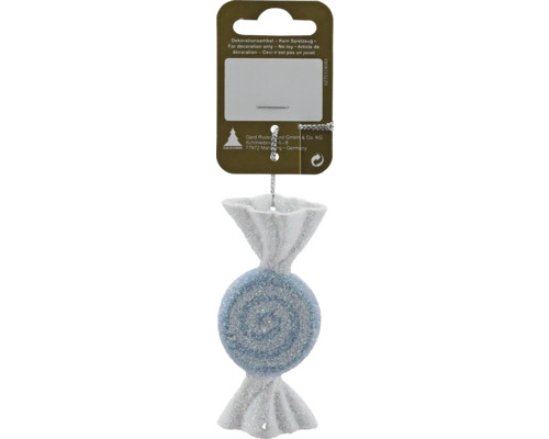 Figurine décorative de bonbon avec crochet pour décorer le sapin de Noël