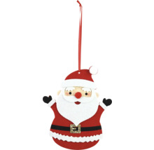 Santa Claus Weihnachtsanhaenger aus Filz mit Aufhaengeband