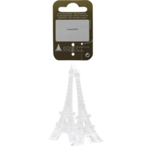 Tours Eiffel décoratives sur un emballage