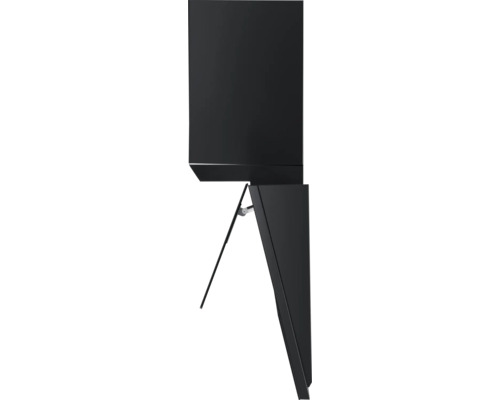 Meuble sous-lavabo noir avec matériel de fixation