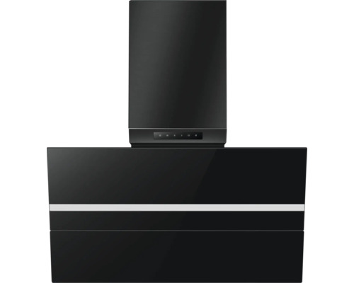 Hotte inclinée Wolkenstein WS49-90B lxp 89,6 x 29,7 cm noir