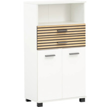 Armoire avec étagère, tiroirs et portes
