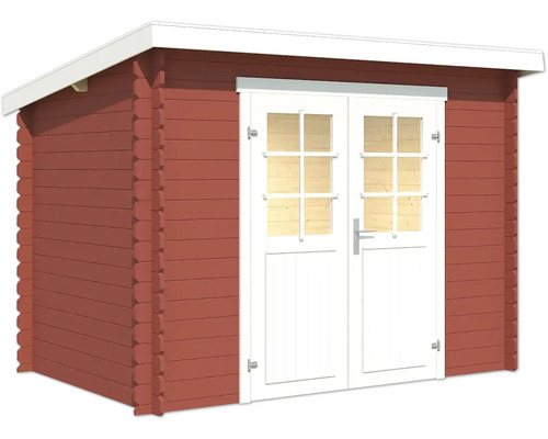 Abri de jardin en bois avec double porte