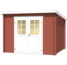 Abri de jardin en bois avec double porte