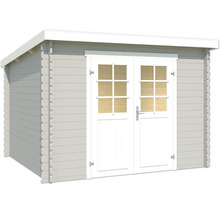 Abri de jardin avec double porte et fenêtres