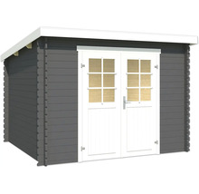 Abri de jardin en bois avec double porte