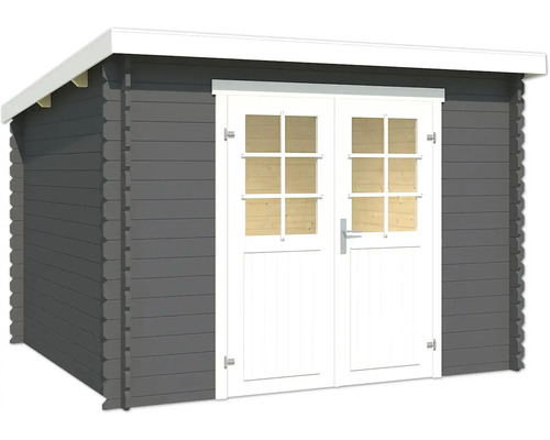 Abri de jardin en bois avec double porte