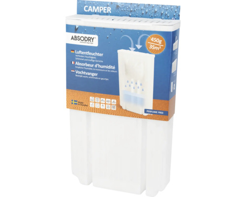 Absodry Déshumidificateurs d'air caming-car 450 g Absodry absorbeur d''humidité pour camping-cars contre l''humidité, les moisissures et les odeurs