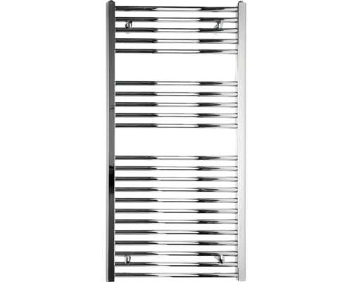 Sèche-serviettes en métal avec tubes de chauffage horizontaux