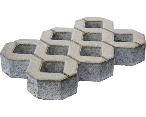 Dalle stabilisatrice en béton gris 60x40x10 cm Dalle alvéolée en béton pour l''aménagement paysager