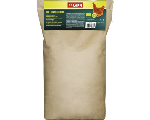 Nourriture pour volaille Mr. Corn Bio Hennenkorn 10 kg, nourriture pour poules Nourriture pour volaille Mr. Corn Bio Hennenkorn 10 kg, nourriture pour poules