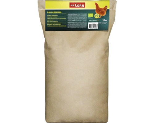 Nourriture pour volaille Mr. Corn Bio Legemehl 10 kg, nourriture pour poules Nourriture pour volaille Mr. Corn Bio Legemehl 10 kg, nourriture pour poules