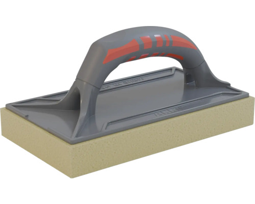 Akkit Waschbrett S mit Hydroschwamm gerastert 240 mm x 140 mm Schwammbrett mit Griff für Bauarbeiten