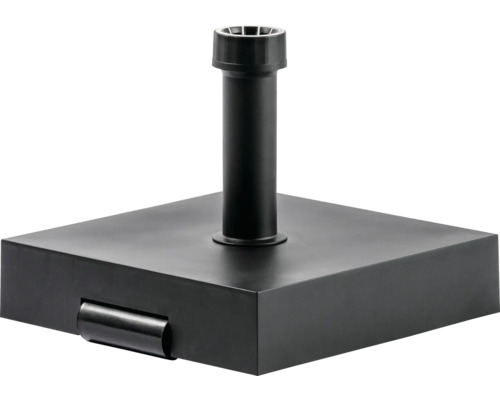 Sonnenschirmständer aus Stahl mit Halterung