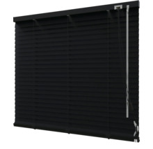 Store vénitien en alu SOLUNA DIM-OUT noir 40x130 cm, avec 20% de lamelles supplémentaires pour un meilleur obscurcissement