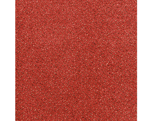 Moquette velours Funchal rouge FB10 largeur 400 cm (au mètre) Gros plan d''une moquette structurée