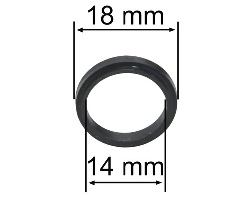 Dichtring mit den Maßen 18 mm und 14 mm