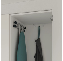 Fer à repasser et planche à repasser dans l''armoire