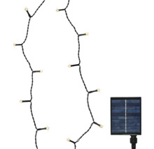 Solarbetriebene Lichterkette mit LED-Leuchten