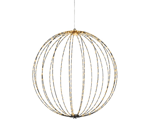 Boule décorative avec éclairage à suspendre