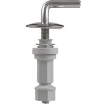 WC-Sitz Befestigungsset aus Metall und Kunststoff