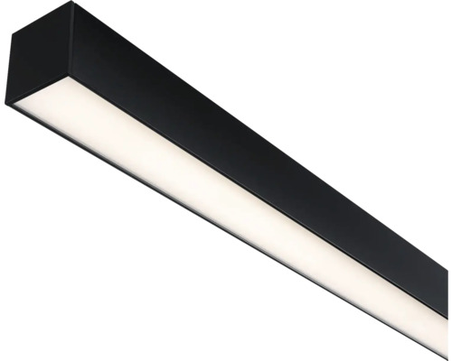 Schwarze LED-Deckenleuchte