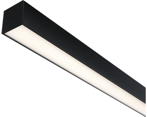 Schwarze LED-Deckenleuchte