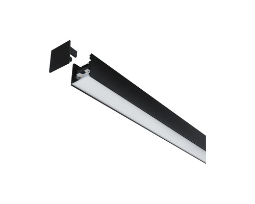 LED-Profilleuchte mit Endkappe