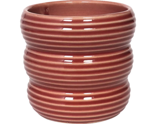 Gerillter Blumentopf aus Keramik